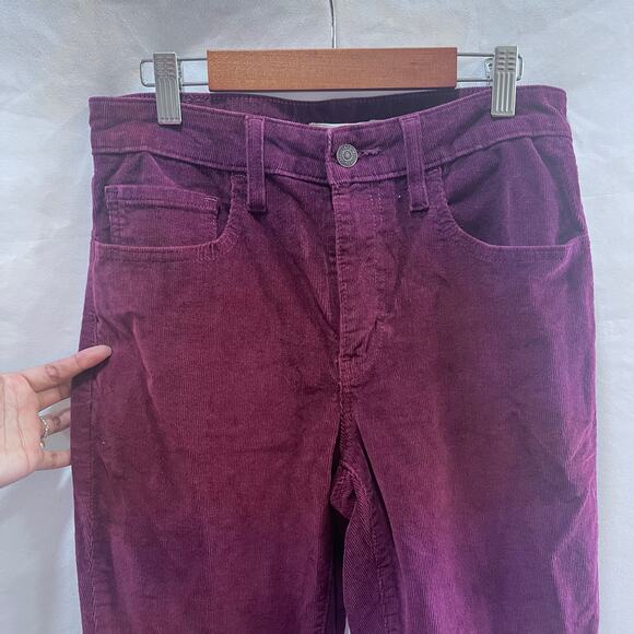 Levi's Pants Womens 27 (29x31) Red 725 High Rise Bootcut Corduroy‎ Jeans Stretch - Picture 4 of 10